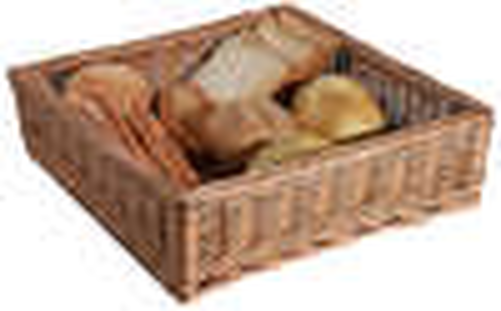 Koszyk z wikliny do pieczywa 350x350x100 mm | CONTACTO, 4881/350