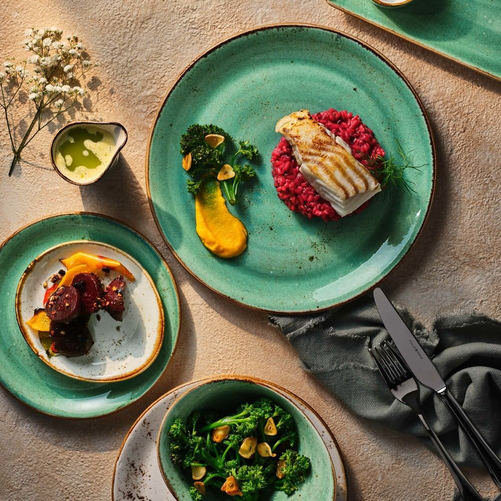 Talerz płytki 280 mm, zielony | STEELITE, Craft Aqua