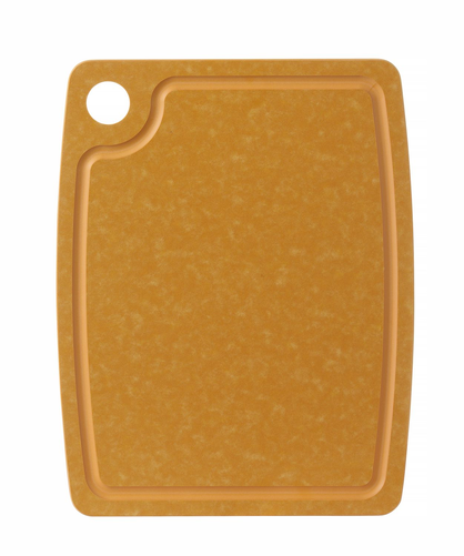 Deska do krojenia z włókna drzewnego 370x275x6mm, brązowa | HENDI, 505731