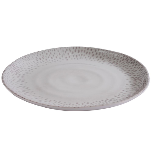 Talerz płytki z melaminy 210 mm, szara | APS, Footmark