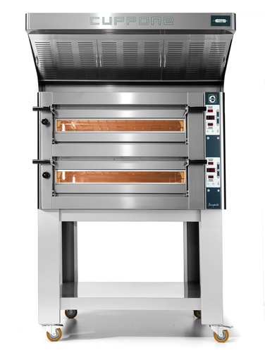 Piec do pizzy 2-komorowy, 12x pizza 35 cm, 16,8 kW, 1150x1420x780 mm | CUPPONE, Donatello