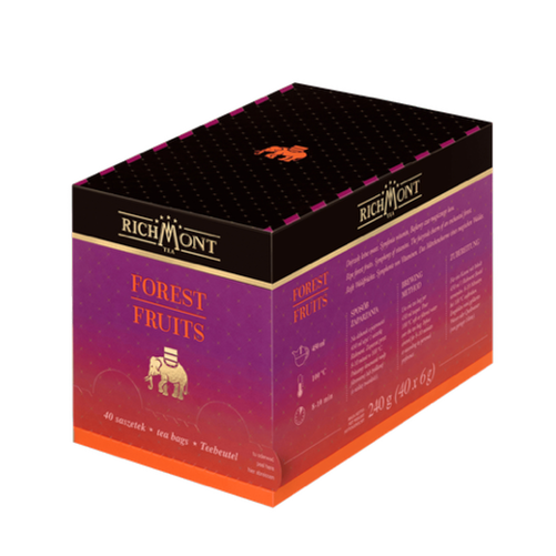 Herbatka owocowo-ziołowa, 40 saszetek  | RICHMONT, Forest Fruits