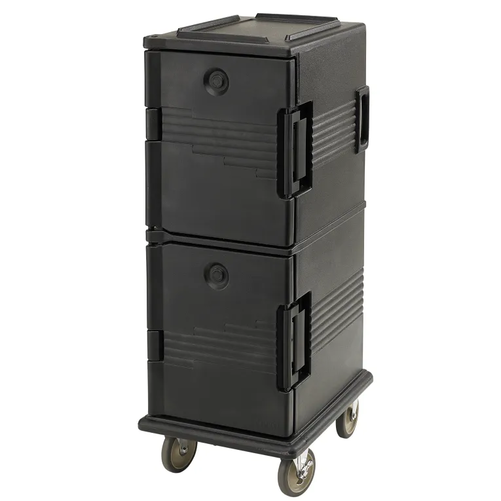 Pojemnik termoizolacyjny ładowany od boku 12x GN 1/1, 520x690x1370 mm, czarny | CAMBRO, Ultra Camcart