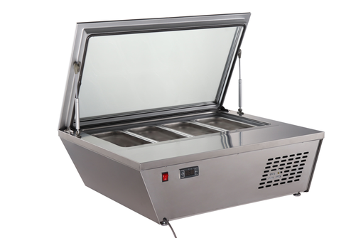 Witryna mroźnicza nastawna do lodów z 4 kuwetami, 77 l | TECHNICA, Cold Line