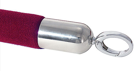 Sznur do słupka hotelowego, bordowy 1500 mm | CONTACTO, 1604/155