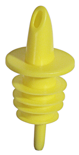 Nalewak z polietylenu, żółty o średnicy 4 mm | CONTACTO, 5852/004