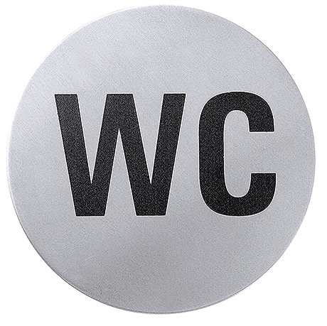 Tabliczka samoprzylepna „WC” | CONTACTO, 7661/001