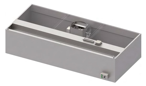 Okap przyścienny skrzyniowy 1000x900x450 mm, z wentylatorem 200W | STALGAST, 984060910