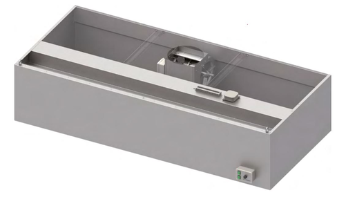 Okap przyścienny skrzyniowy 1800x900x550 mm, z wentylatorem 420W | STALGAST, 984120918