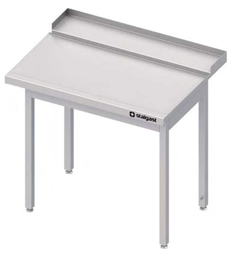Stół wyładowczy prawy bez półki do zmywarki kapturowej 900x750x880 mm | STALGAST, 9810167090