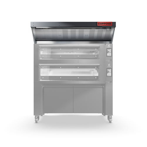 Okap z wentylatorem wyciągowym do pieca, 0,012 kW, 1312x1212x413 mm | CUPPONE, Delta