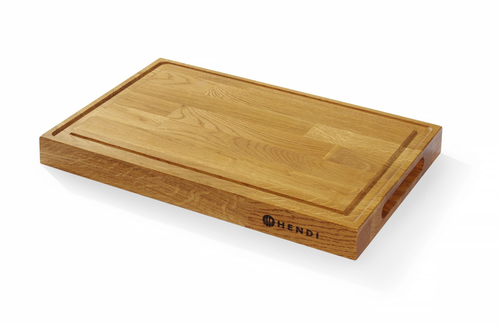 Drewniana deska do serwowania, 420x280x40 mm | HENDI, 505489