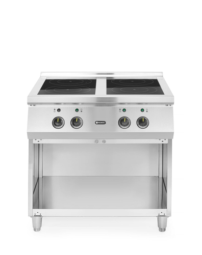 Kuchnia indukcyjna 4-polowa na podstawie otwartej, 17 kW, 800x720x854 mm | HENDI, 237687