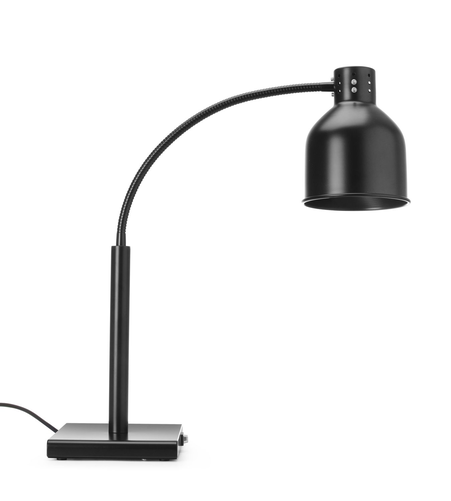 Lampa do podgrzewania potraw, giętka, 0,25 kW, 268x200x660 mm, czarna | HENDI, 273838