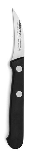 Nóż do obierania 162 mm, ostrze gładkie, spiczaste 60 mm, czarny | ARCOS, Universal