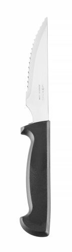 Nóż do steków 230 mm, ząbkowany, długość ostrza 115 mm, czarny | ARCOS, Steak Basic