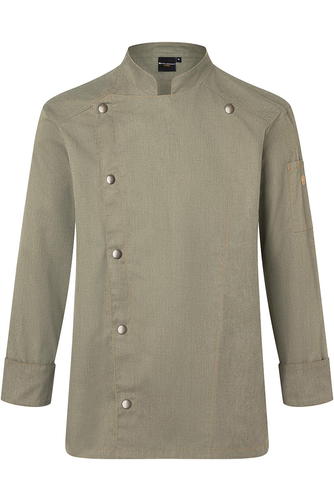 Bluza kucharska męska, rozmiar 46, zielony mech | DIAMOND CUT, JM24/103-46
