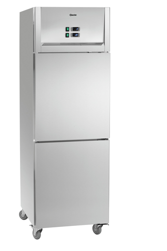 Szafa chłodniczo-mroźnicza, 2-komorowa, 484 l, 0,767 kW, 645x840x2008 mm, inox | BARTSCHER, 700826