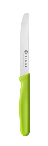 Nóż uniwersalny 211 mm, ostrze 112 mm, zielony | HENDI, 841631