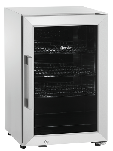 Szafa chłodnicza z przeszklonymi drzwiami, 63 l, 0,06 kW, 430x555x675 mm, inox | BARTSCHER, GTK3-121