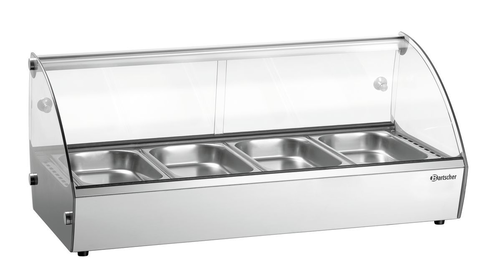 Witryna grzewcza nastawna, 46 l, 0,5 kW, 775x420x335 mm, inox | BARTSCHER, 305058