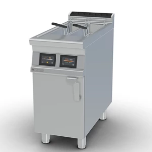 Frytownica elektryczna dwukomorowa 2x 8 l, wolnostojąca, 12kW, 400x900x900 mm | RMGASTRO, F2/8-94 ETT