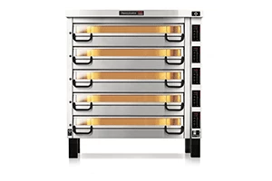 Piec do pizzy sterowany elektronicznie 5-komorowy, 84 kW, komora o wymiarach 1380x920x210 mm | PIZZA MASTER, PM 935ED