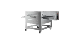 Piec tunelowy do pizzy 400 mm, 170 pizz/h, elektryczny, 7,4 kW, 1340x1100x480 mm | RMGASTRO, TNV - 40E