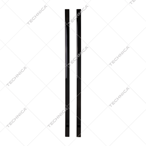 Rama prawa i lewa do witryny chłodniczej 461235, 461235L, czarna, plastikowa | TECHNICA, 461235/502