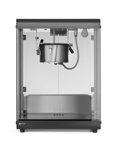 Urządzenie do popcornu, 1,155 kW, 560x445x775 mm, czarny | HENDI, 282823