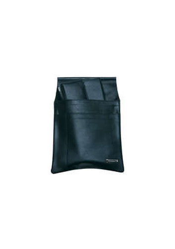 Saszetka kelnerska na pieniądze, czarna, na pasek | KARLOWSKY, KZB38/1