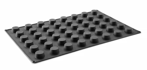 Forma silikonowa do pieczenia, foremki o średnicy 35 mm, 570x375x25 mm | HENDI, Mini-Muffin