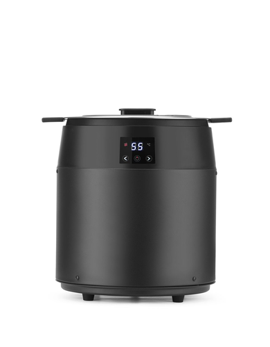 Kociołek do zupy, 0,45 kW, 10 l, 230 V, ⌀330x398 mm, czarny | HENDI, Waterless