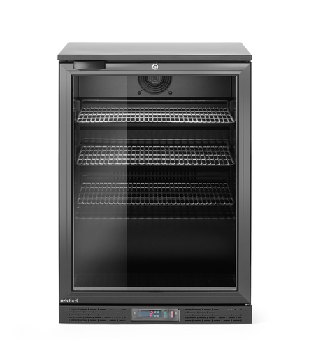 Lodówka na napoje 1-drzwiowa, 105 l, 0,12 kW, 230 V, 600x530x870 mm | ARKTIC, 236864