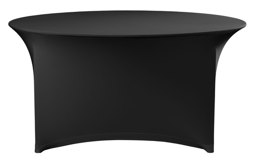 Obrus okrągły, czarny, ⌀1500x760 mm | HENDI, 814529