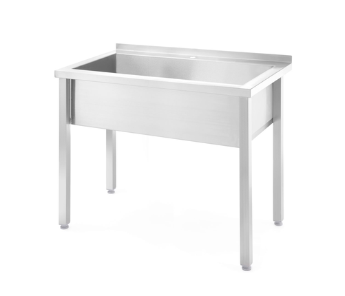 Stół z basenem jednokomorowym – spawany 1000x600x850 mm | HENDI, Kitchen Line