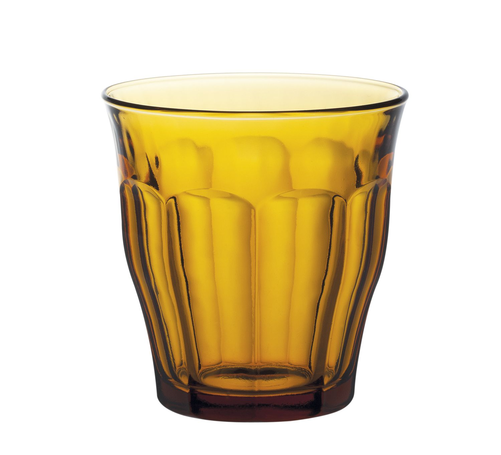 Szklanka 0,25 l, pomarańczowa, 6 szt. | DURALEX, Picardie Amber