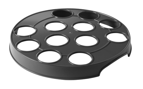 Tacka do piwa, okrągła o  średnicy 315 mm, czarna | BAR UP, 696217