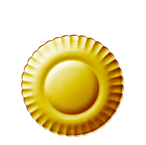 Talerz deserowy 205 mm, pomarańczowy | DURALEX, Picardie Amber