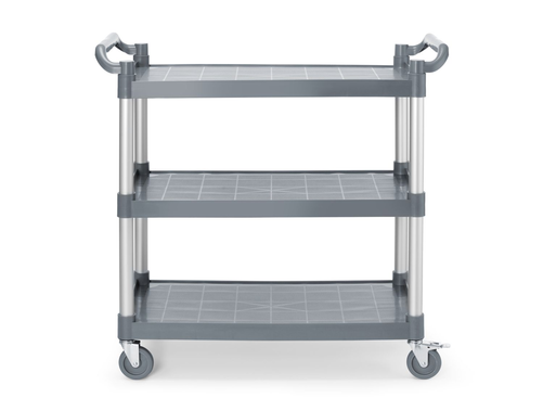 Wózek kelnerski 3-półkowy z polipropylenu 1010x500x960 mm | AMERBOX, 816264