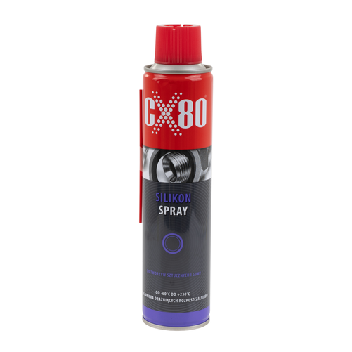 Silikon spray - bezbarwny smar do tworzyw sztucznych i gumy 300ml | CX80 NSF | CX80, 60021