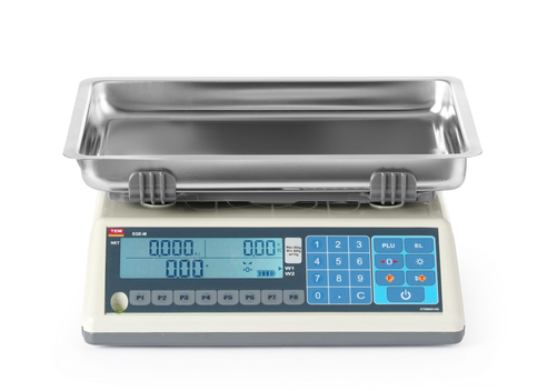 Waga kalkulacyjna LCD z legalizacją, do 30 kg, 355x330x155 mm | TEM, EGE