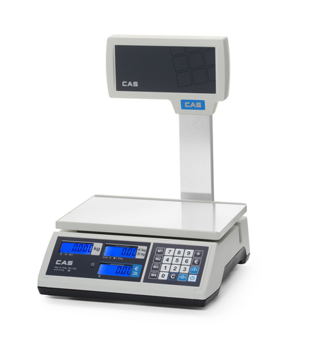Waga kalkulacyjna z legalizacją z wysięgnikiem, do 15 kg, 304x324x419 mm | CAS, 580479