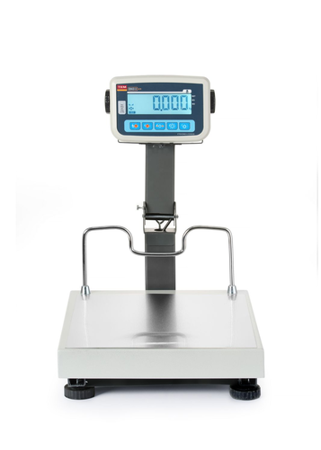 Waga platformowa LCD ze składanym wysięgnikiem i z legalizacją, do 60 kg, 350x400x522 mm | TEM, Eko+