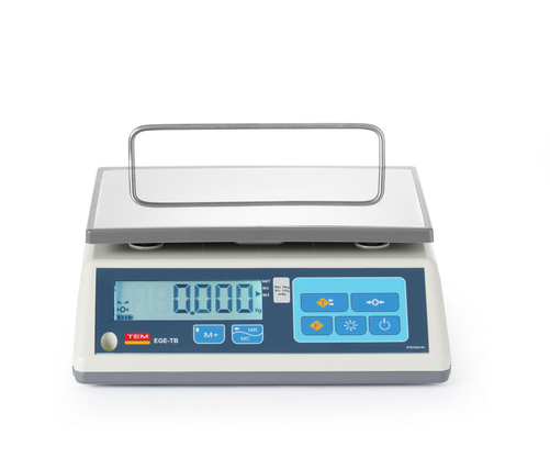 Waga sklepowa LCD z legalizacją, do 15 kg, 325x320x160 mm | TEM, EGE