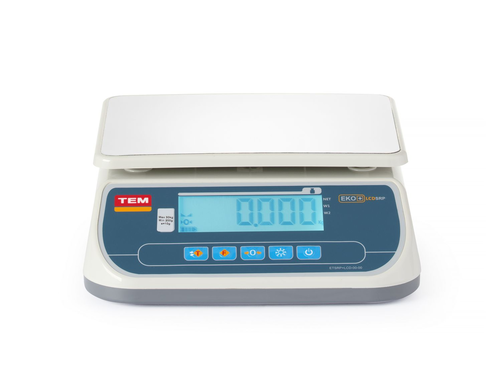 Waga sklepowa LCD z legalizacją, do 30 kg, 295x320x120 mm | TEM, SRP+