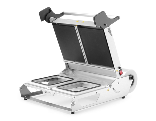 Zgrzewarka do tacek, 1,4 kW, 653x487x190 mm | HENDI, Dual