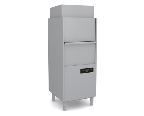 Zmywarka do naczyń z modułem odzysku ciepła, z pompą spustową i dozownikiem detergentu, kosz 560x630 mm, 719x782x1956 mm, 7,5 kW | FAGOR, WLP-62-RC