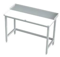 Stół przyścienny z deską z polietylenu 800x700x850 mm | KOMAT, KST-011-800700