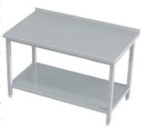 Stół przyścienny z półką 600x600x850 mm | KOMAT, KST-003-600600
